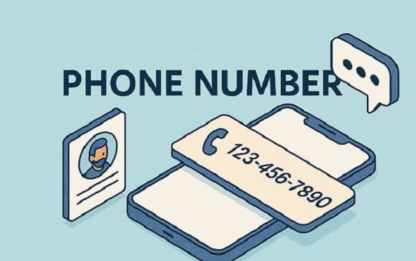  Mobile Number on Phone