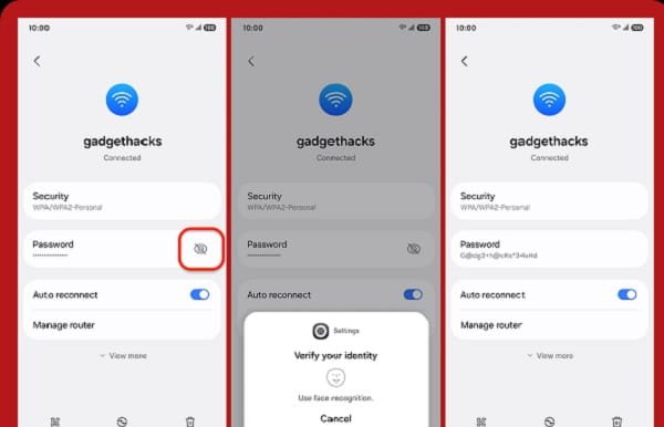 WiFi Password on Android